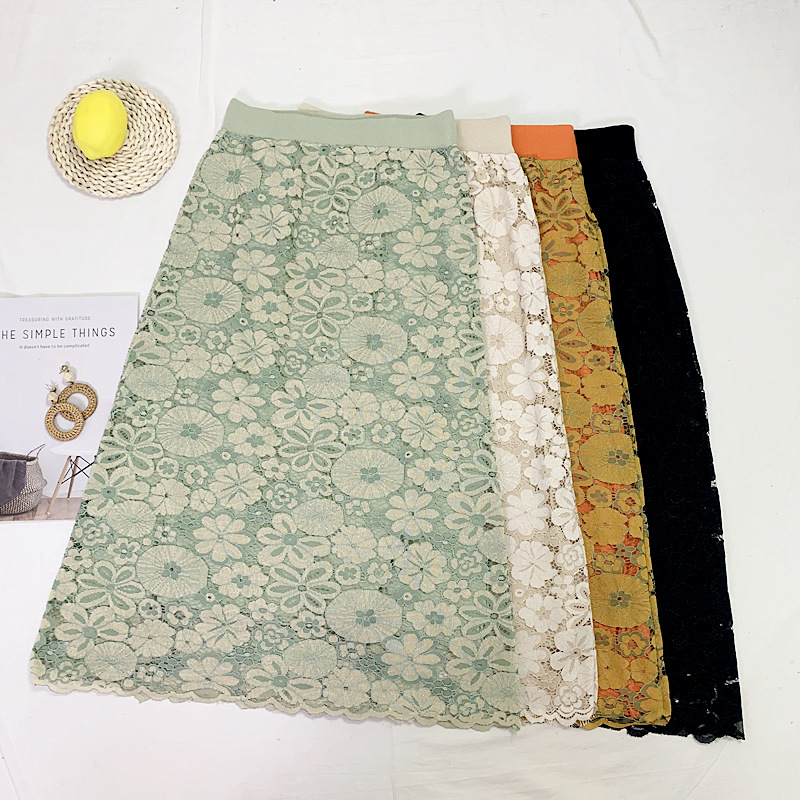 蕾丝钩花镂空针织两面穿半身裙女19早秋新款韩版性感松紧腰包臀裙|msdalam kategori Butik wanita / wanita, skirt - dari Buy2taobao.com untuk memberikan perkhidmatan ejen Taobao profesional membeli