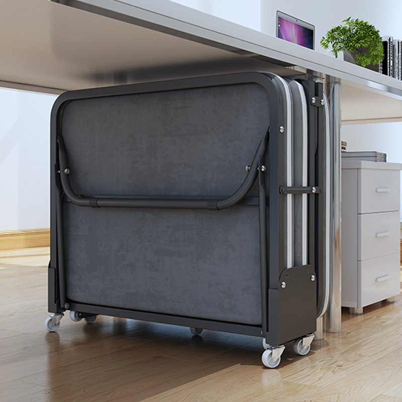 瑞仕达折叠床单人办公室躺椅午休海绵床家用便携午睡神器三折床