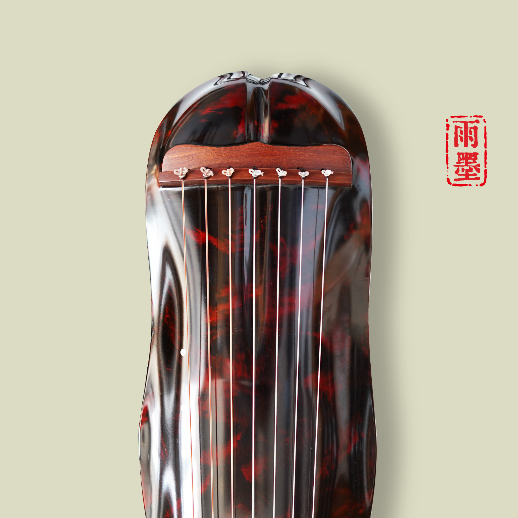 古琴蕉叶式纯手工专业演奏收藏级老杉木初学者入门生漆鹿角霜扬州