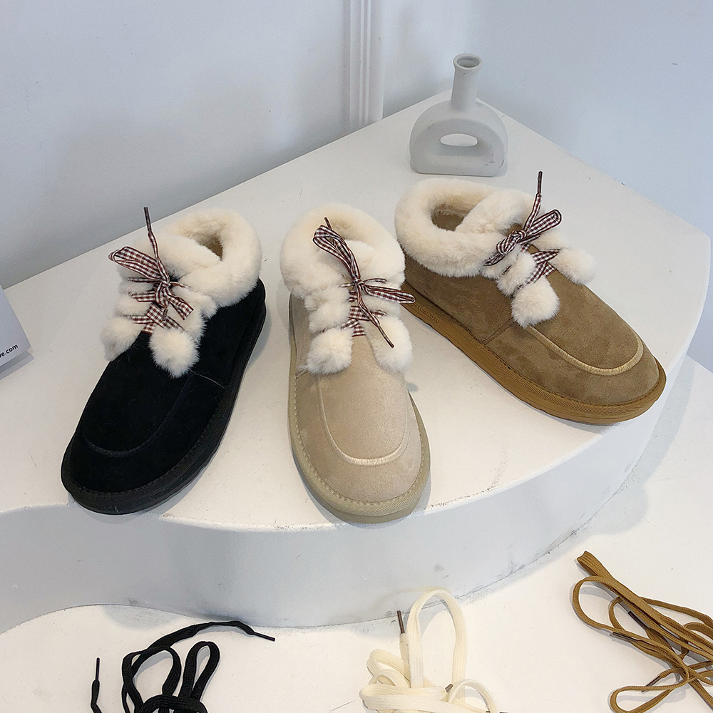 热销原宿面包鞋女冬