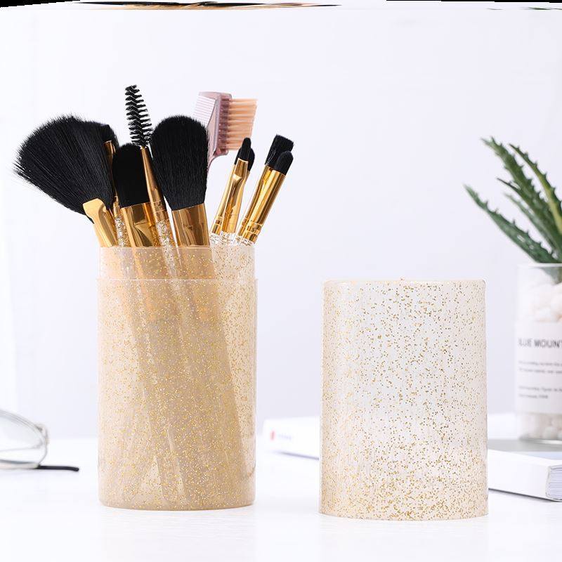 美妆工具_20支散粉腮红分装粉色迷你基础高光遮瑕好看化妆用具套装美