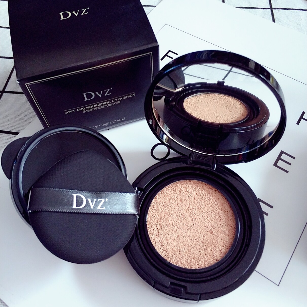 一折dvz朵色气垫bb霜双管