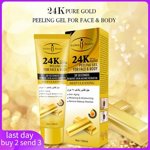 peeling men gel women去角质素 cream gold face body pure 24k