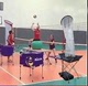 美璐捷MEILUJIE排球可移动简易专业一传二传传球训练器VZJ-041