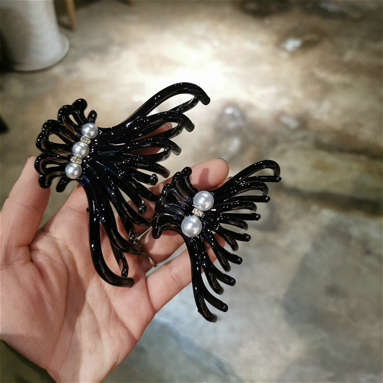 大抓夹韩国头饰品简约高档成人洗澡盘发发夹大码发抓耐摔大号发卡