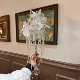权杖手捧花婚礼新娘结婚新婚高级diy成品公主水晶重工材料婚纱