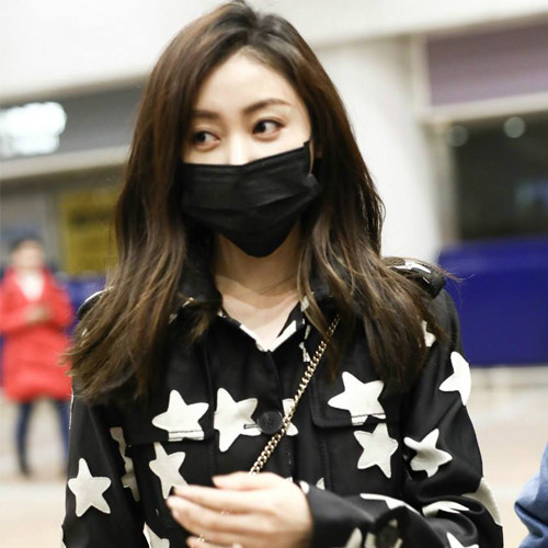 特价黑色口罩明星同款 女神一次性