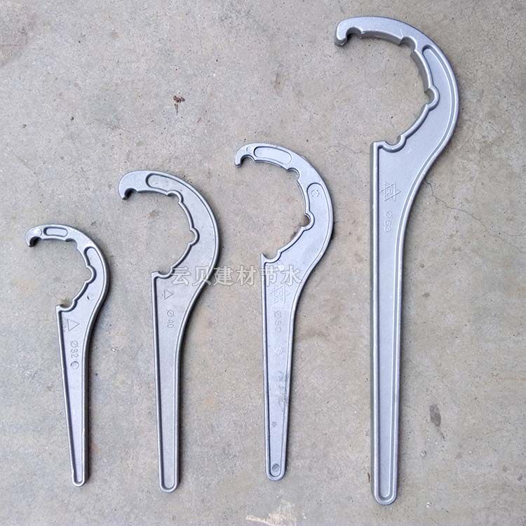 油管扳手 拆油管专用扳手工具拆刹车油管六角呆头双头开口扳手