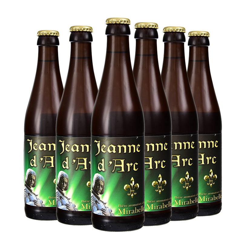 法国凯尔特人原装进口圣女贞德淡黄色精酿进口啤酒330ml6瓶装