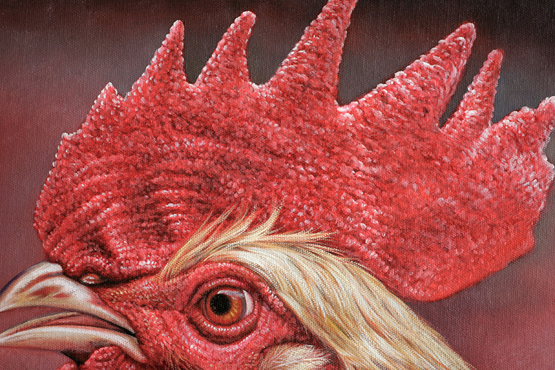 【学院艺术】福建师范学院 黄少武《金鸡报晓》