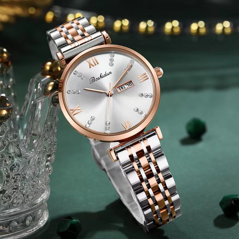 博仕顿  女士手表轻奢小众石英表国产腕表2022年新款 女款高级感