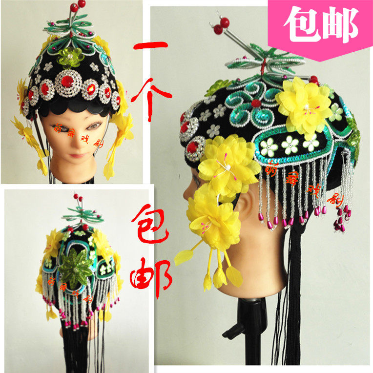 戏曲头饰京剧头饰青衣头饰戏剧花旦舞蹈头饰春闺梦百花争妍舞蹈