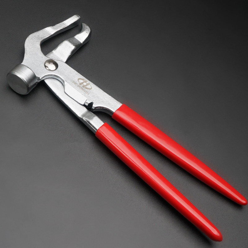 钳子敲夹平衡机配件轮胎动平衡仪铅块锤子钳子平衡钳—轮胎维修工具