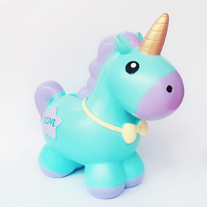 15cm高15cm宽-love独角兽-石膏模具新款彩绘卡通白膜填色