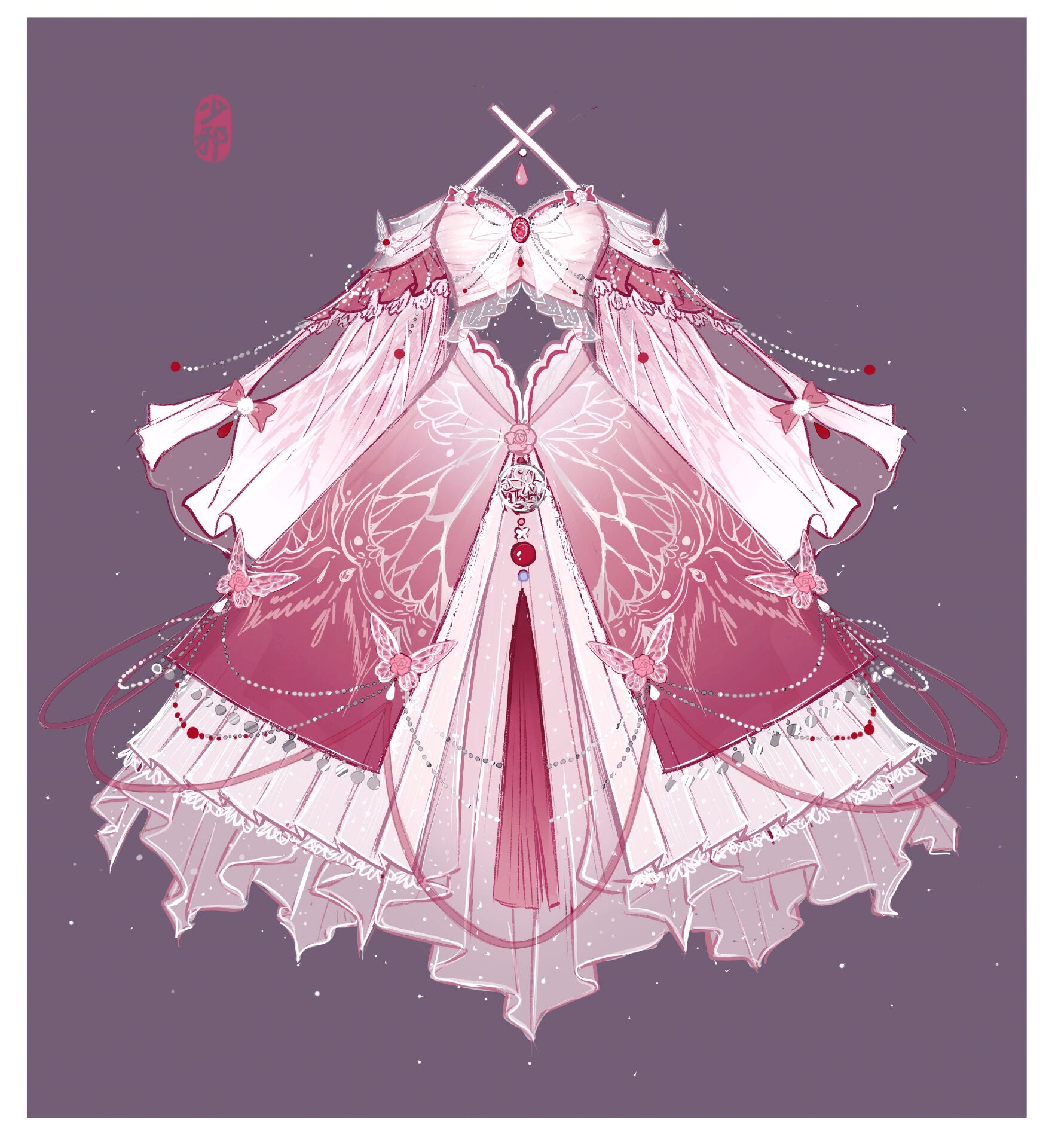 帕里黛 意向金 西域公主敦煌少女春夏款异域lolita三五亭国风lo裙