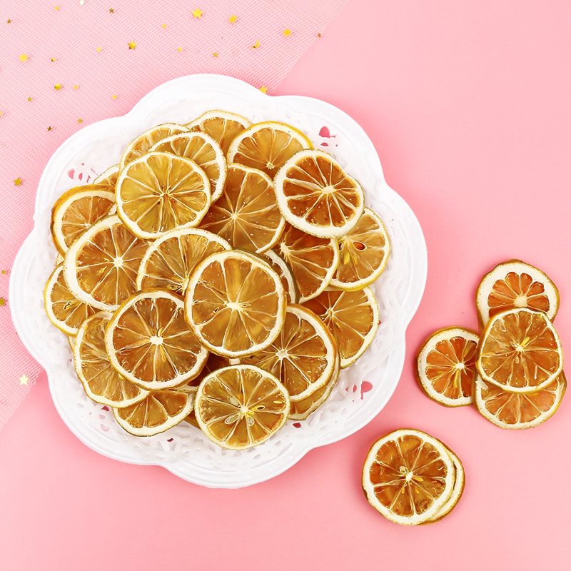 森系蛋糕装饰摆件柠檬片西柚片水果干
