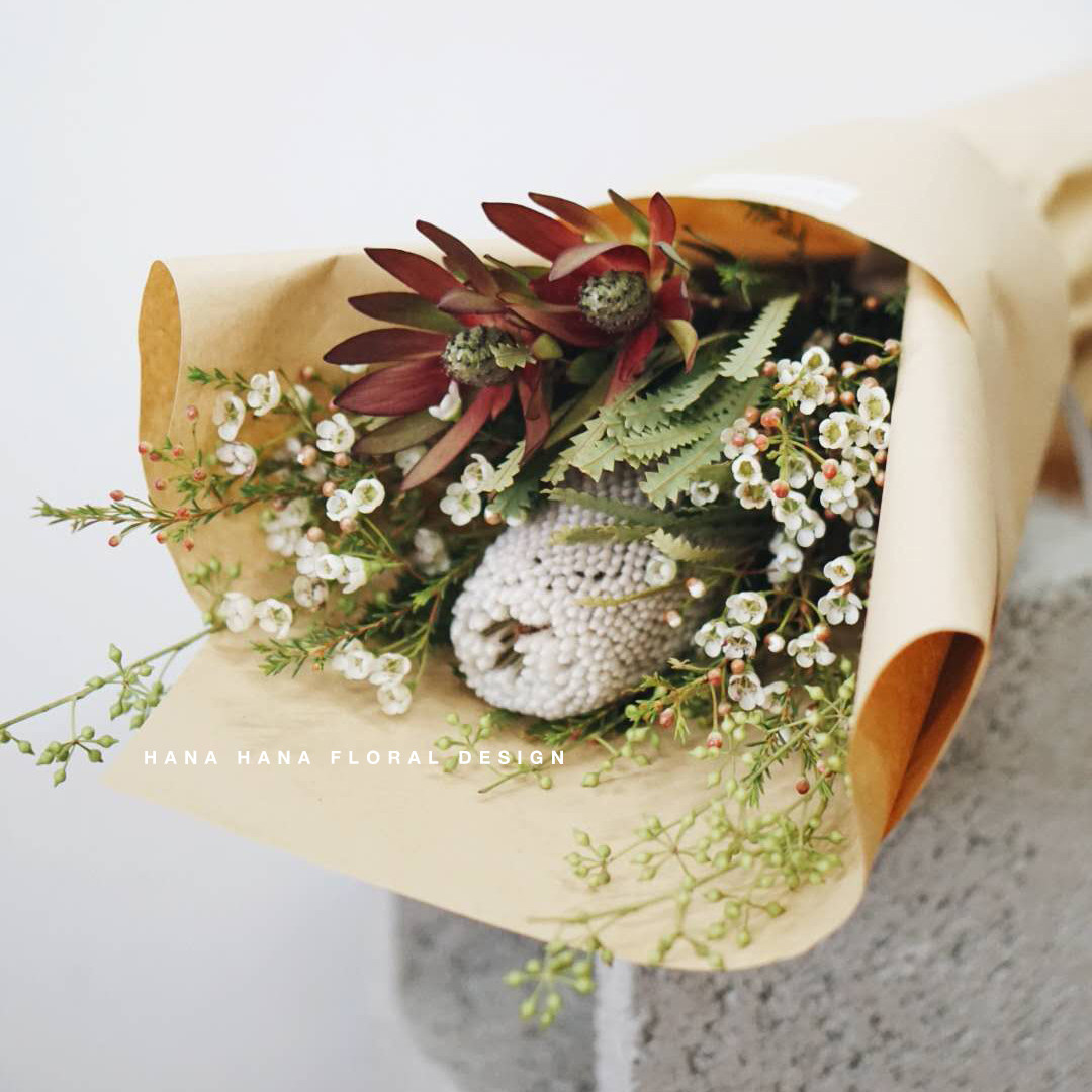 hana花植园南非非木百合百合鸟鸟巢花束上海杭州鲜花速递同城