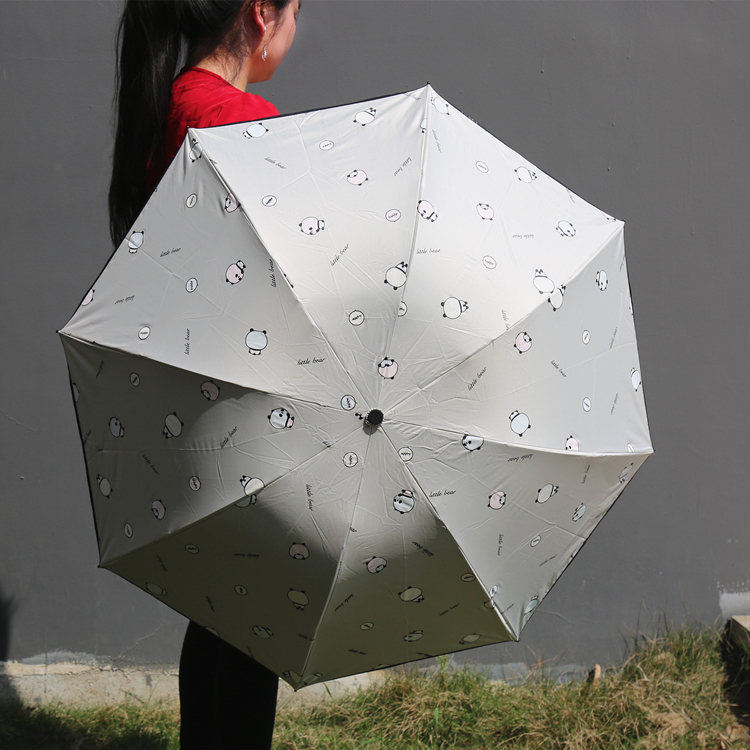 外出旅行卡通遮阳伞变色熊猫折叠伞晴天雨天伞太阳伞防紫外线防晒|ruв категории начало ежедневно, зонтик/дождь/дождь/водостойкость, зонтик - от Buy2taobao.com для оказания профессиональной услуги покупки агента Taobao