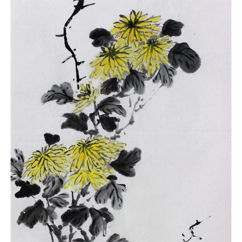 李善民 《一叶知秋》 纸本国画