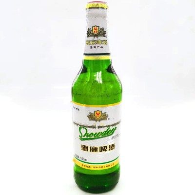 燕京呼和浩特雪鹿啤酒6瓶装