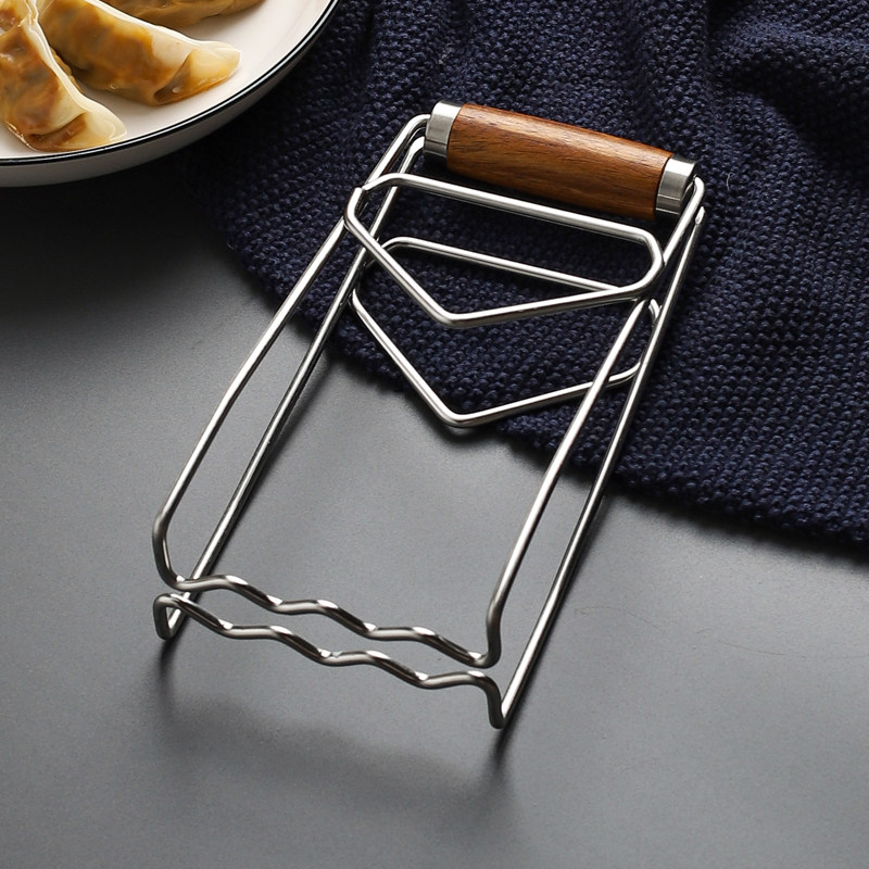 川岛屋防烫夹取碗夹夹盘子夹碗器厨房神器不锈钢防滑提盘蒸菜夹子