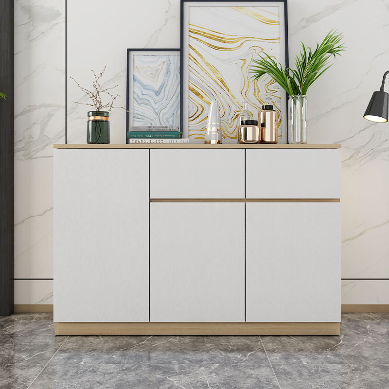 定制餐边柜现代简约储物柜北欧茶水柜多功能餐厅边柜定做家用碗柜