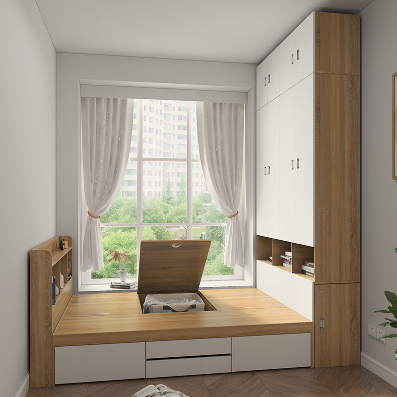 踏踏米床榻榻米卧室小户型