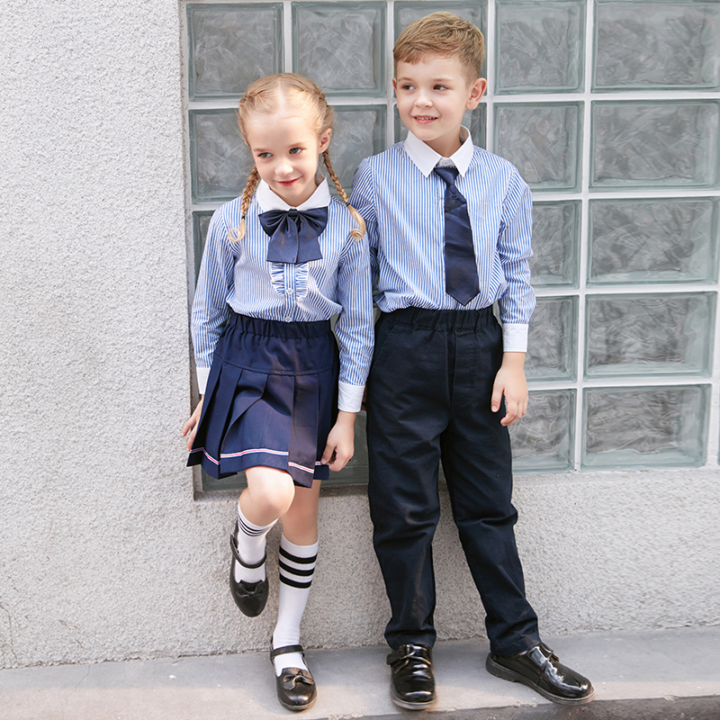 幼儿园园服春秋装一年级学生纯棉校服夏季大班儿童老师毕业照班服