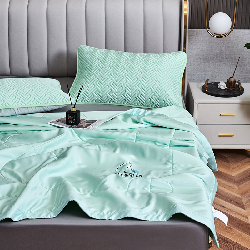 Thailand Royal family latex quilt natural Original import Anti-mite spring and autumn Four seasons summer quilt Tencel Cool in summerin the Bedclothes , Quilt, Latex coating category - from Buy2taobao.com to provide professional Taobao agent buy service