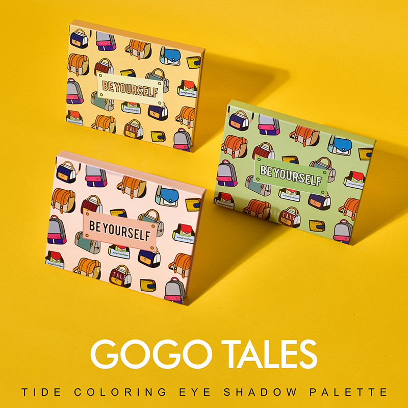 gogotales go go Tide faction Play color schoolbag Eye shadow Earth colors Matte Pearl Mashed Potato beginnerin the Makeup/Perfume/Beauty tools , Eyeshadow category - from Buy2taobao.com to provide professional Taobao agent buy service