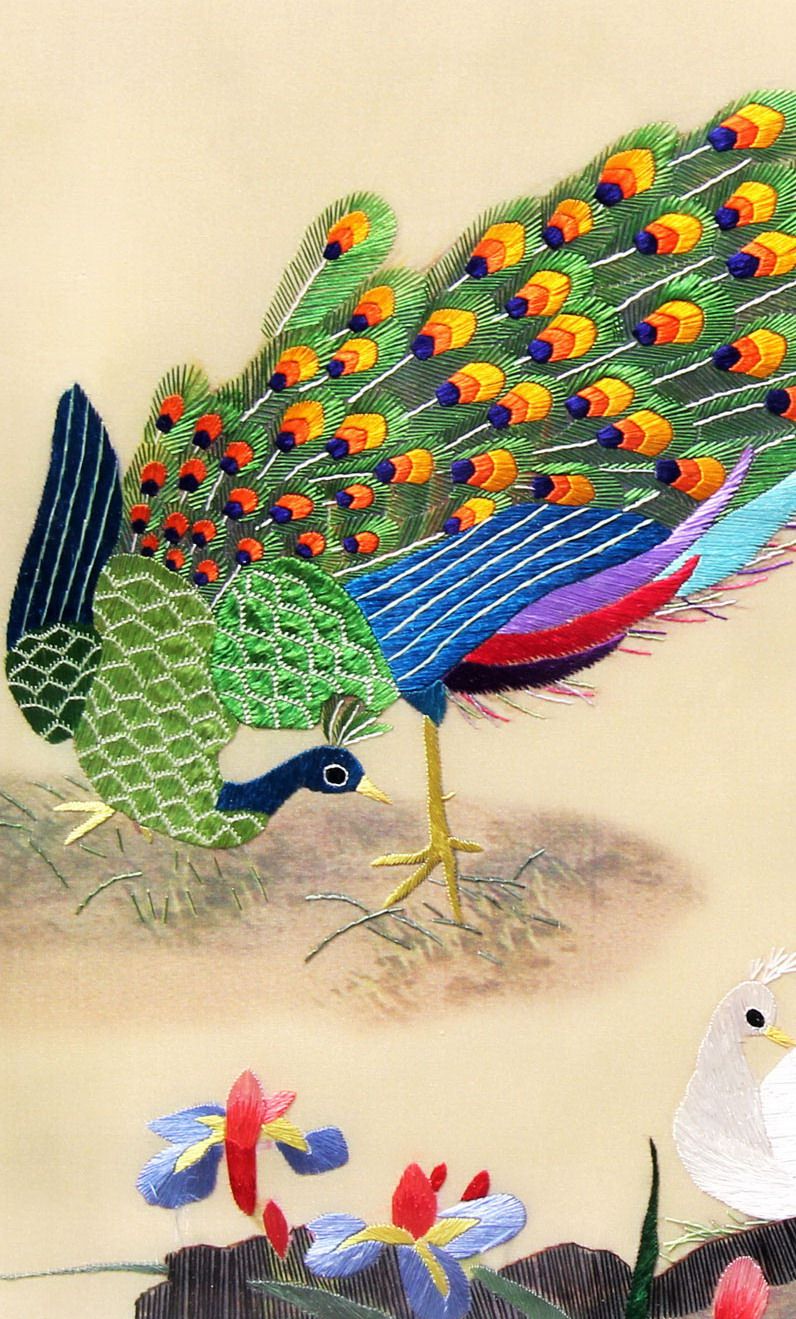 苏绣单面绣《金碧辉煌》吴波文化出品