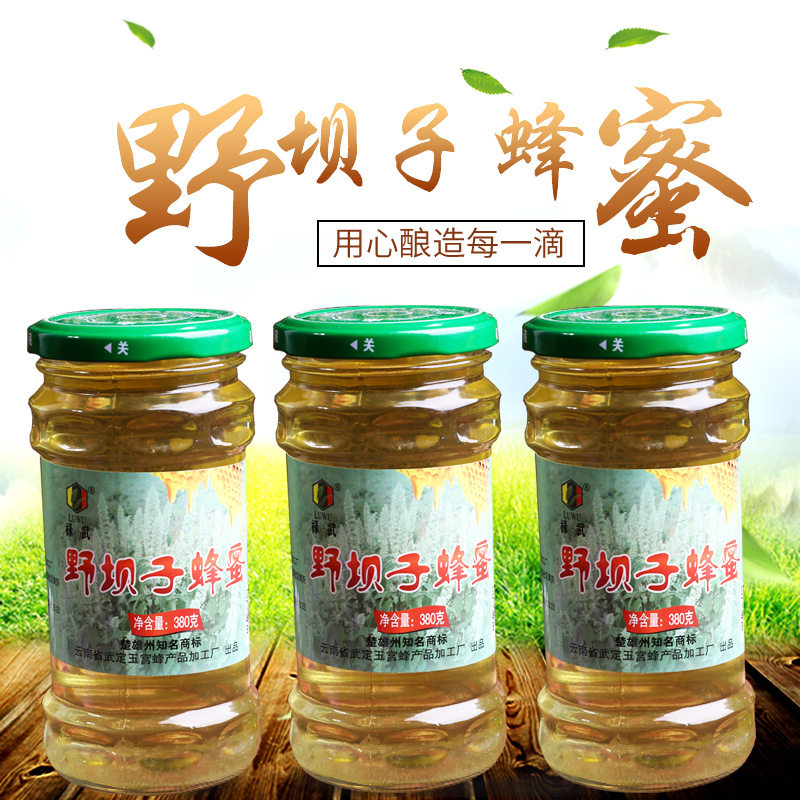蜂产品 蜂蜜云南野坝子380g新鲜纯正天然蜂蜜-28 店铺名:禄武玉宫店
