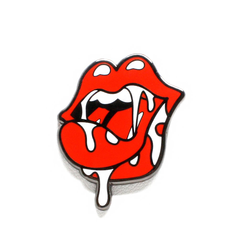 美国洛杉矶pinupper限量版ahegao大嘴巴潮牌胸针徽章牛仔配饰