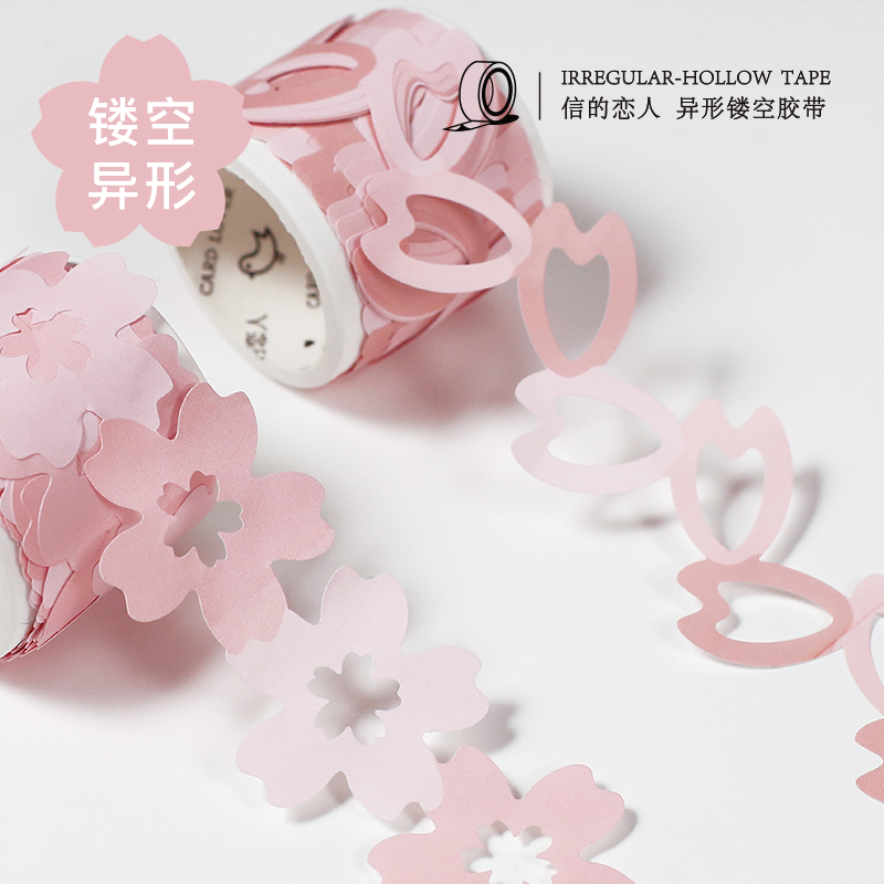信的恋人 创意樱花镂空和纸胶带日式少女唯美异形胶带diy手账贴纸在类目 电子词典/电纸书/文化用品, 胶粘用品, 胶带/胶纸/胶条中 - 来自Buy2taobao.com提供专业的淘宝代购服务