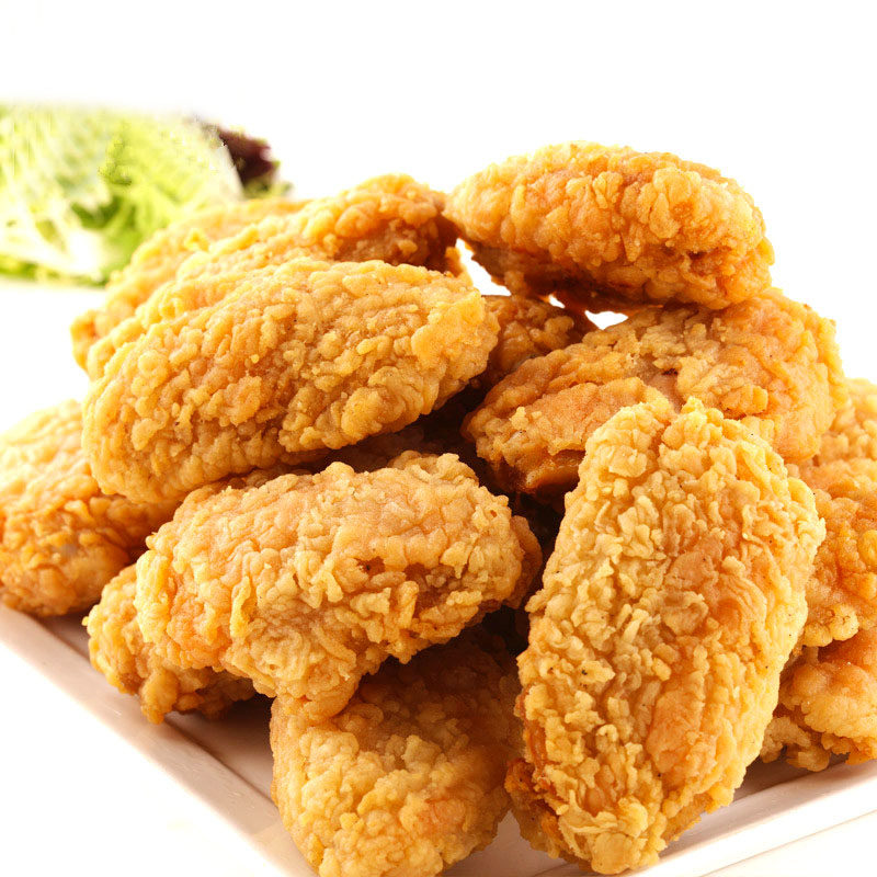 博远脆香翅中香辣味1kg肯德基鸡翅油炸鸡翅简便裹粉腌制好鸡翅