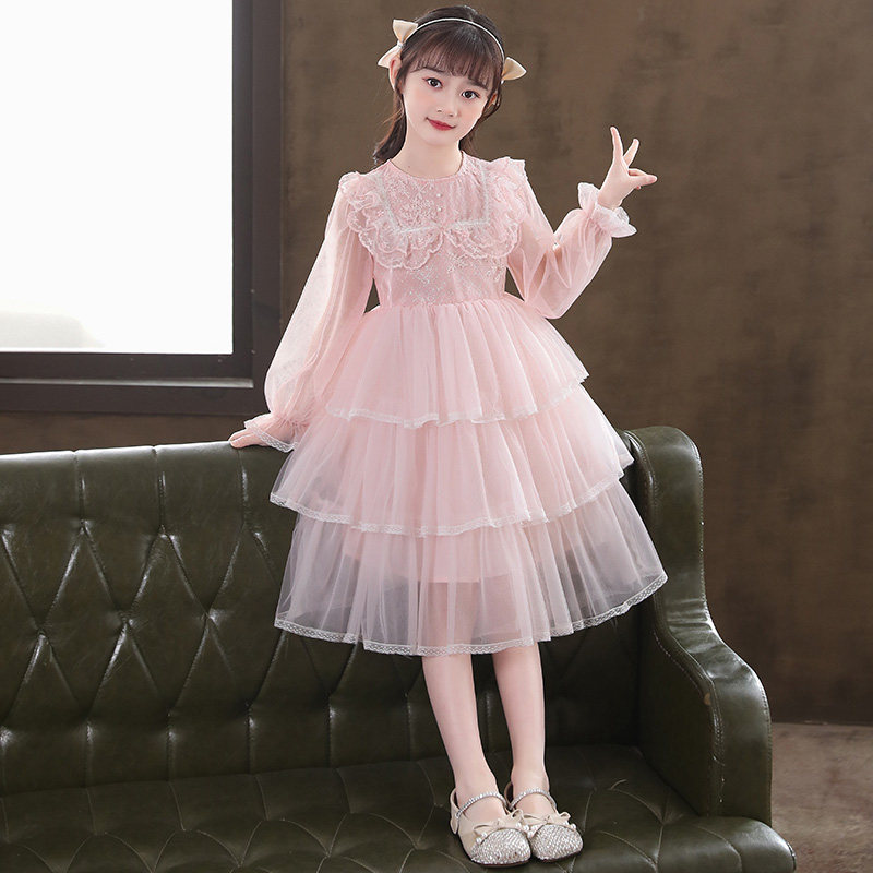 2022年03月11日木木屋女童春秋装连衣裙新款儿童洋气仙气裙子女孩韩版