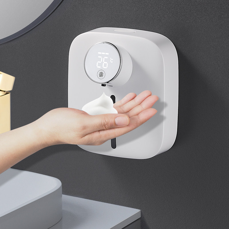 挂墙洗手液机壁挂式自动感应器智能出泡沫洗手机出泡机电动皂液器