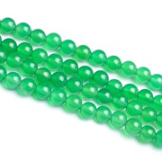 Myatou semi-finished DIY handmade beaded jewelry accessories natural green agate beads natural quartz