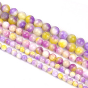 Myatou DIY Jewelry Bead chain accessories purple lemon jade beads bead semi-finished products