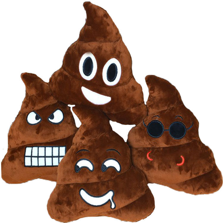 热销emoji表情抱枕玩具