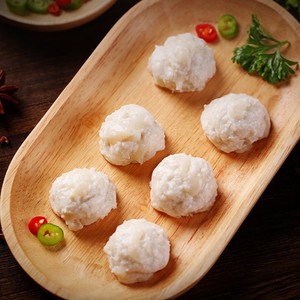 三角鱼滑 火锅鱼圆海鲜鱼丸子串串香豆捞火锅食材100g 惠发鱼滑