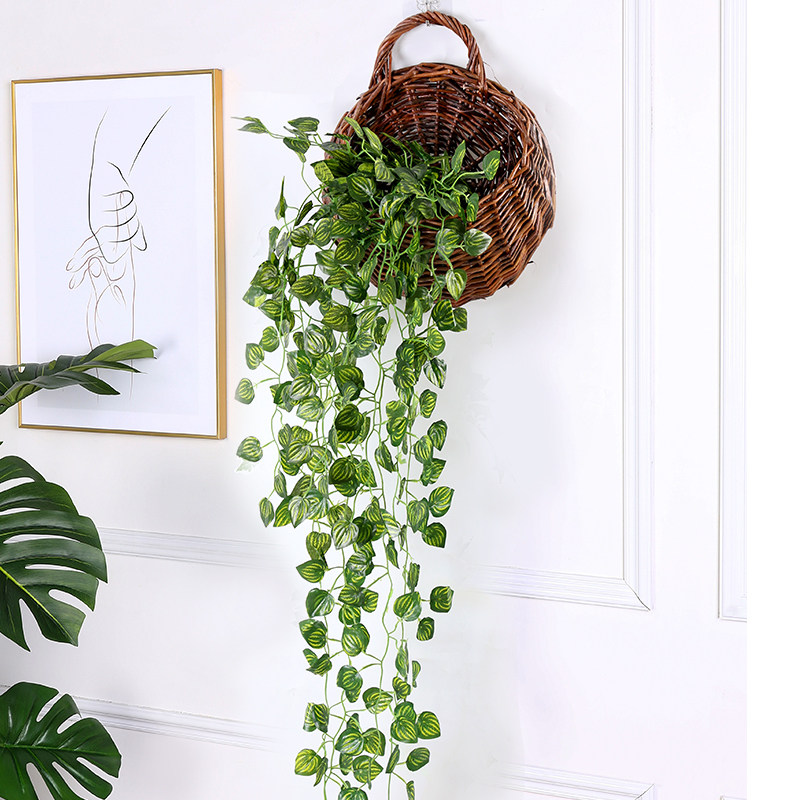仿真绿萝吊兰吊篮客厅挂墙绿植壁挂植物装饰垂吊假花藤条室内藤蔓