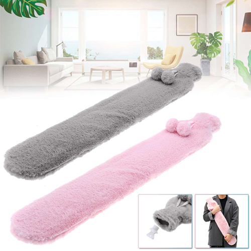 Extra Long Removable Cover Fur Rubber Hot Water Bottle Hot