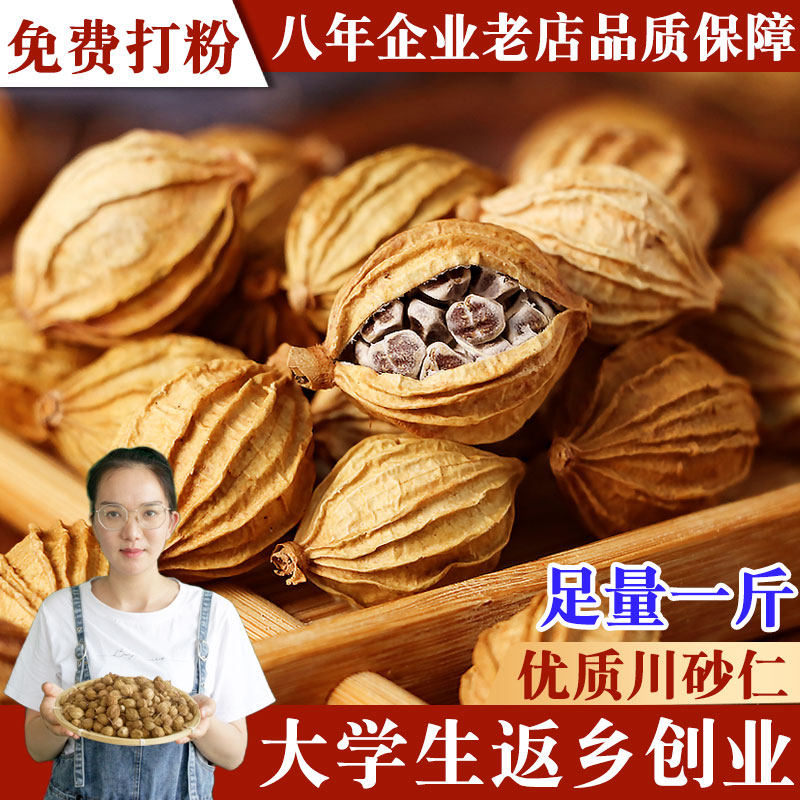 香沙仁金砂仁川沙砂仁香扣砂仁卤料波寇炖肉增香卤水料500克包邮