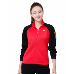 2016新品女士外套正品YONEX/尤尼克斯羽毛球服女长袖YY薄款秋冬