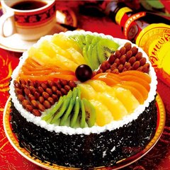 新鲜奶油蛋糕 水果蛋糕 生日蛋糕北京蛋糕速递同城北京免费配送