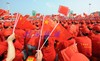 小国旗串旗外国旗手挥小国旗/手摇旗/党旗/团旗红旗14*21运动道具 小国旗串旗外国旗手挥小国旗/手摇旗/党旗/团旗红旗14*21运动道具