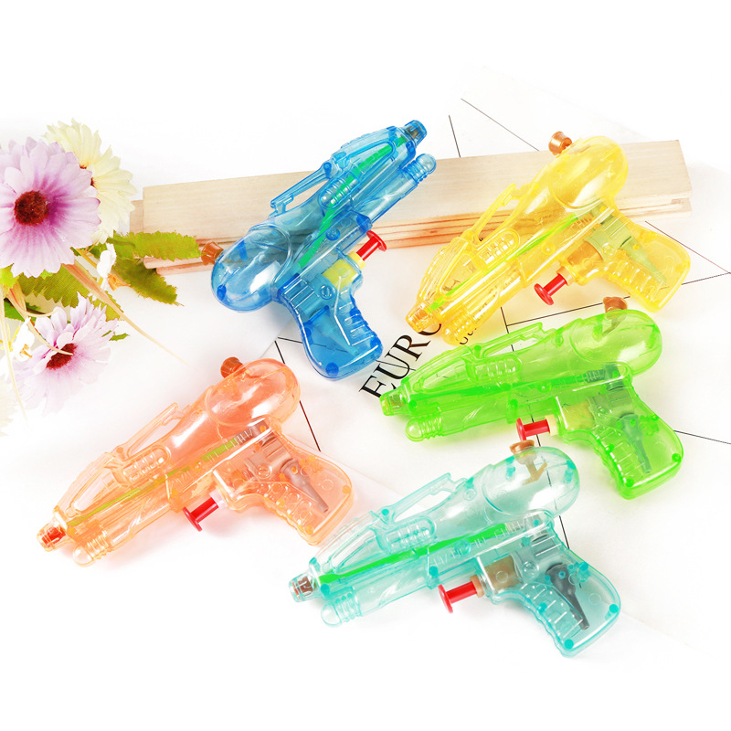 儿童玩具水枪塑料透明小水枪迷你喷水枪夏季沙滩儿童戏水玩具