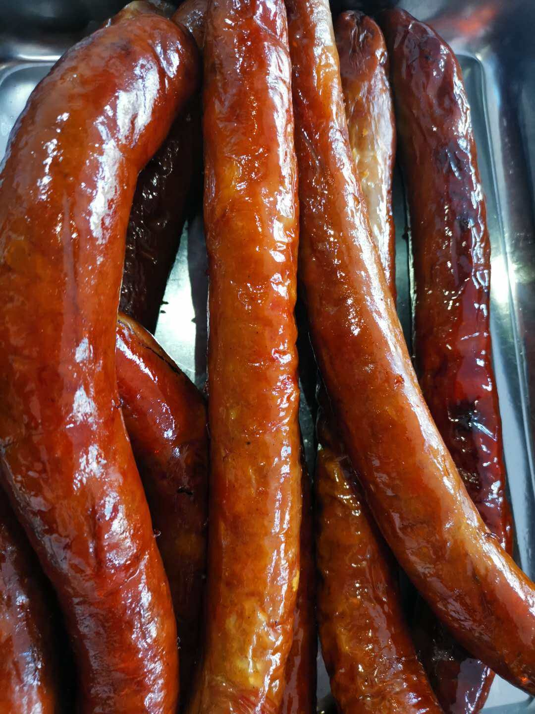 1斤熏肠烟熏农家自制老式巨鹿熏肠