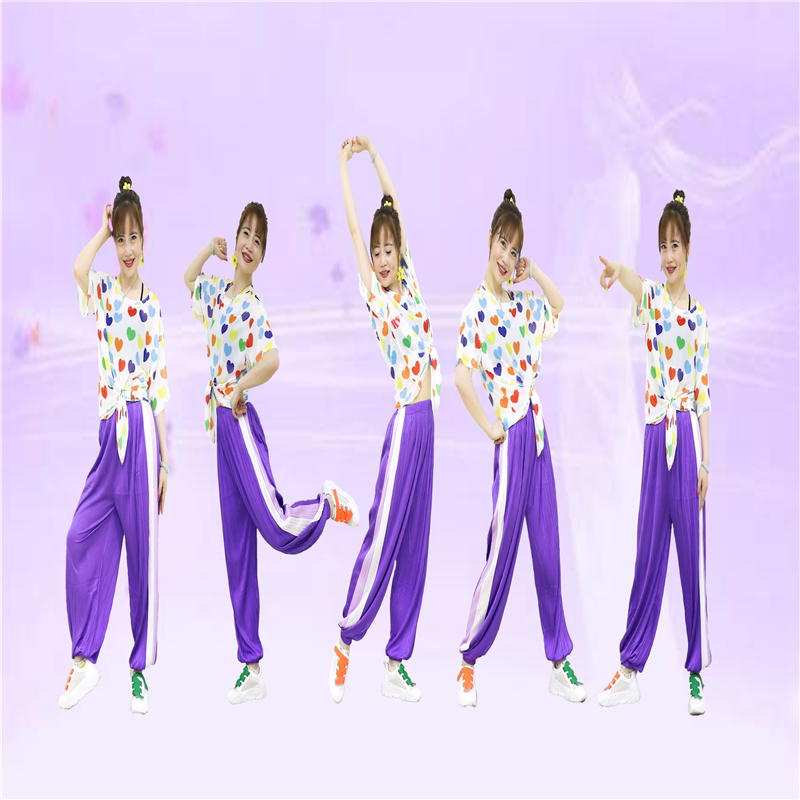 冰丝广场舞蹈裤夏女宽松灯笼裤曳鬼步舞裤子杨丽萍运动束脚演出裤